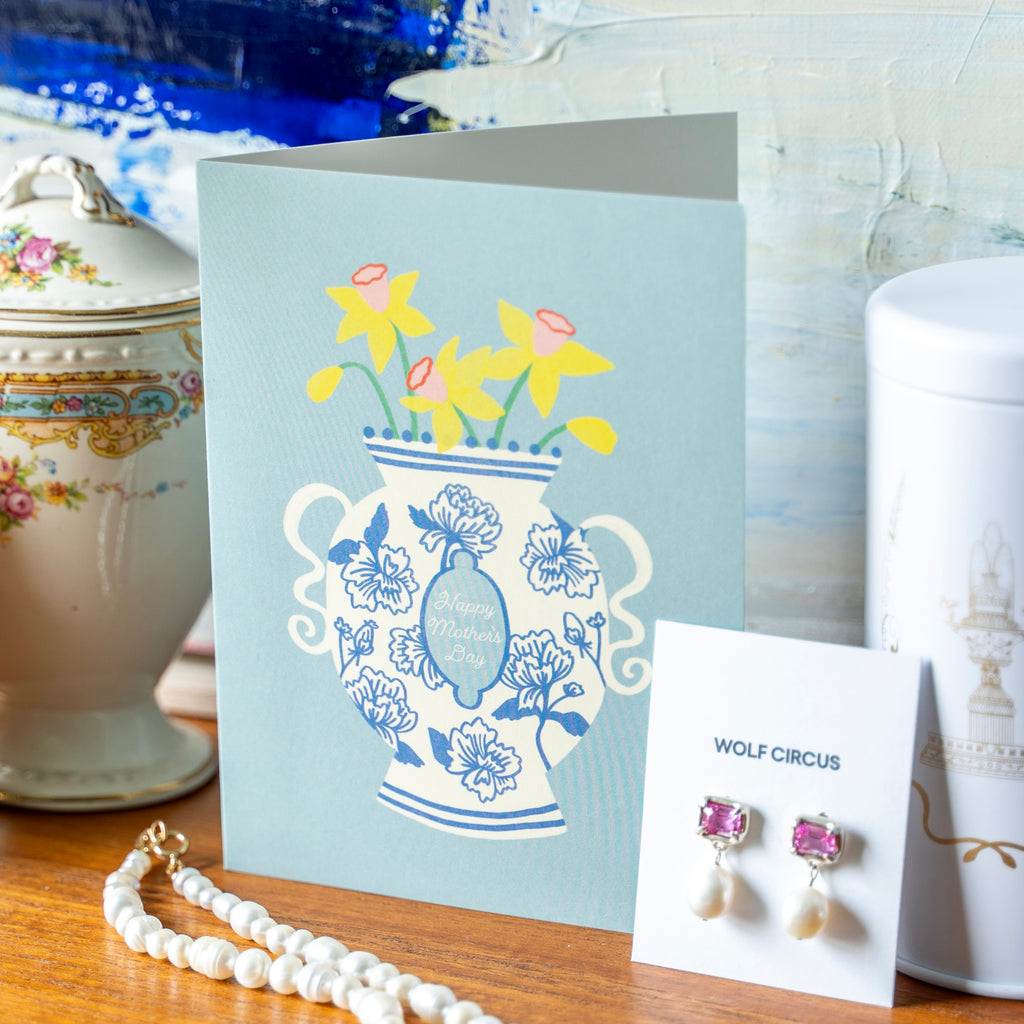 Mother's Day Chinoiserie Greeting Card