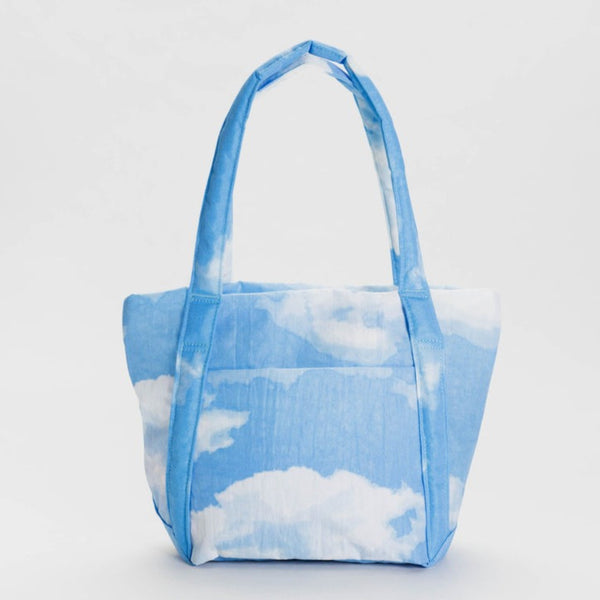 Baggu Mini Cloud Bag in Blue and White Cloud Print
