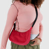 Cherry Red Small Crescent Bag