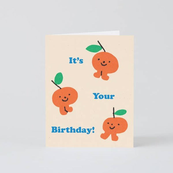 Little Oranges Child Birthday Card
