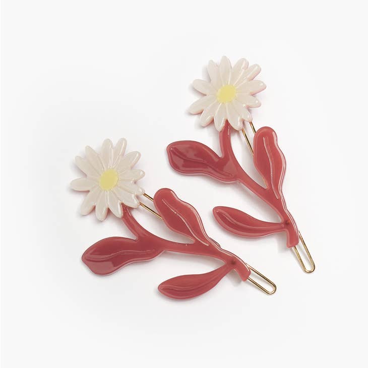 Daisy Hair Clips at Golden Rule Gallery