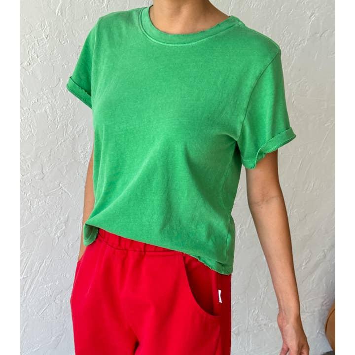 Relaxed Fit Green Shirt