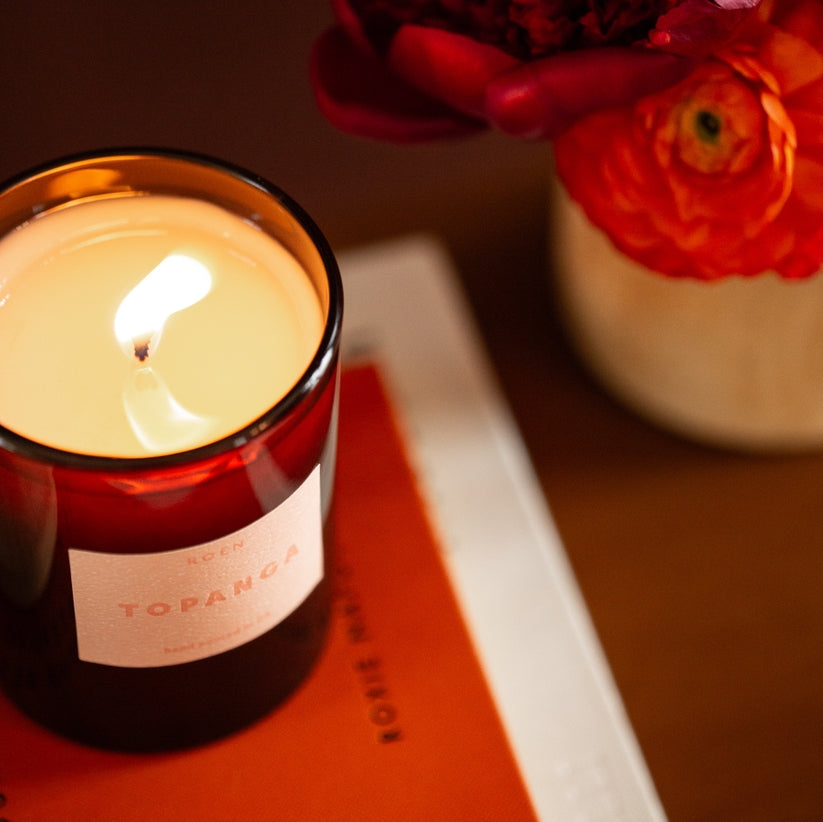 Topanga Roen Soy and Coconut Candle 