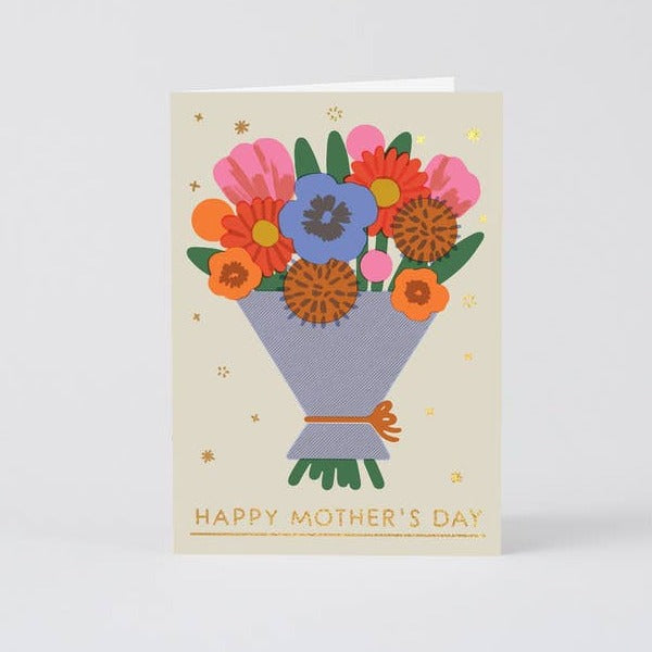 Happy Mother's Day Bouquet of Flowers Greeting Card