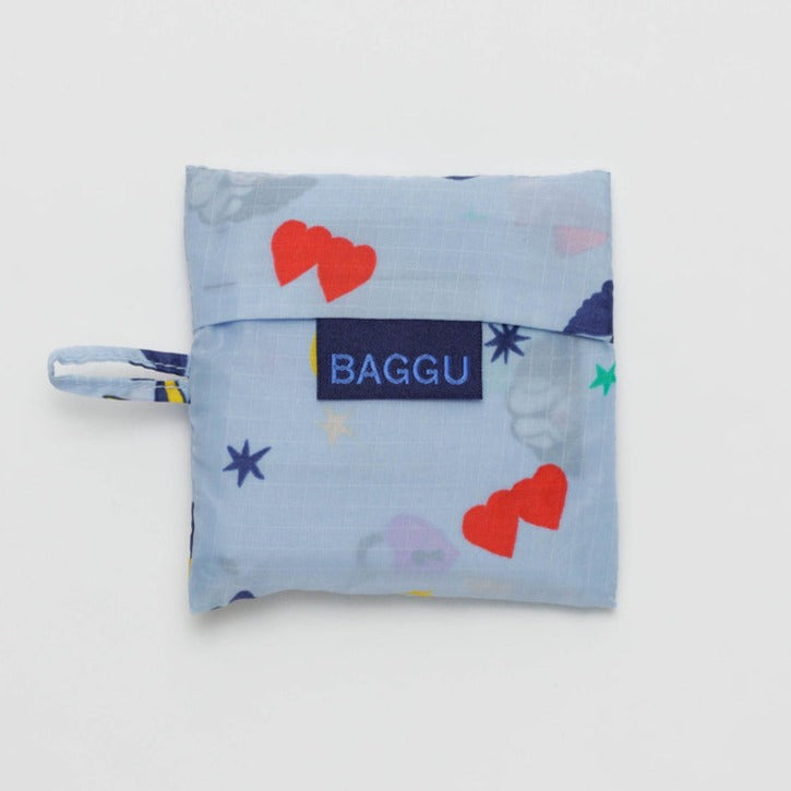 Small Patterned Reusable Bag by Baggu