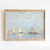 Antique Replica On The Water Seascape Art Print