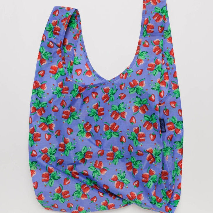 Wild Strawberries Baggu Standard Reusable Bag