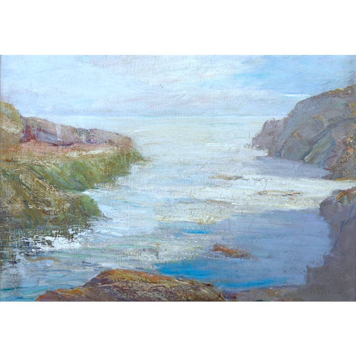 Antique Replica "At Low Tide" Art Print