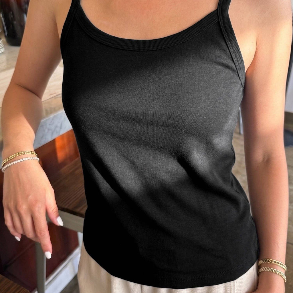 Le Bon Shoppe Dana Cami in Black