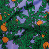 Close Up of Orange Tree in Periwinkle Baggu Bag
