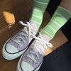 Le Bon Shoppe Striped Socks with Sneakers