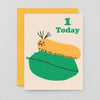 Caterpillar Baby Birthday Card for 1st Birthday
