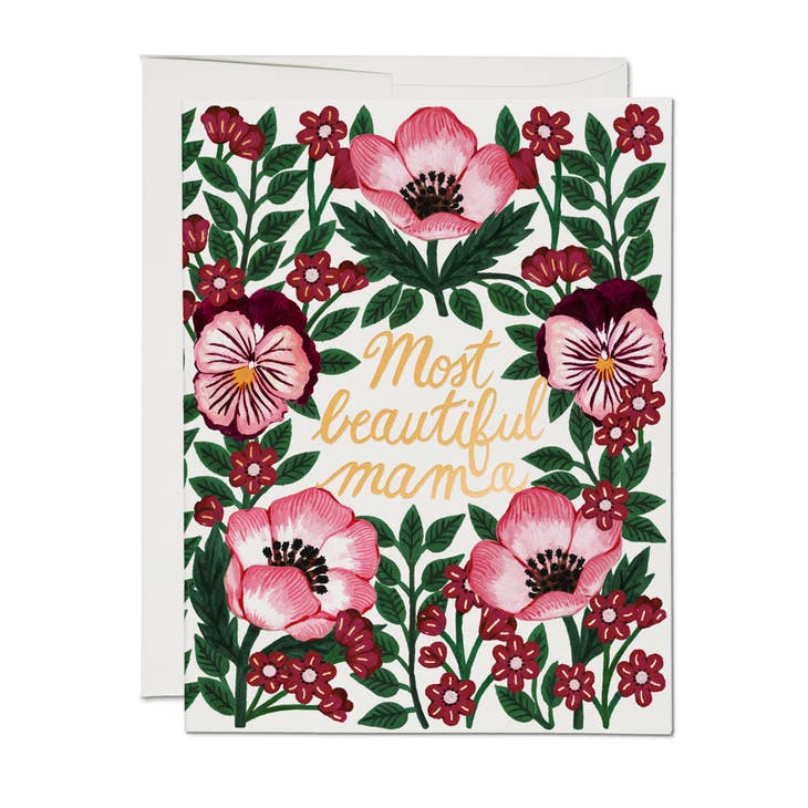 Most Beautiful Mama Greeting Card
