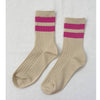 Striped Varsity Her Socks by Le Bon Shoppe