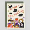 Graduation Cap Throwing Greeting Card