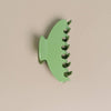 Two Toned Green Large Hair Claw Clip