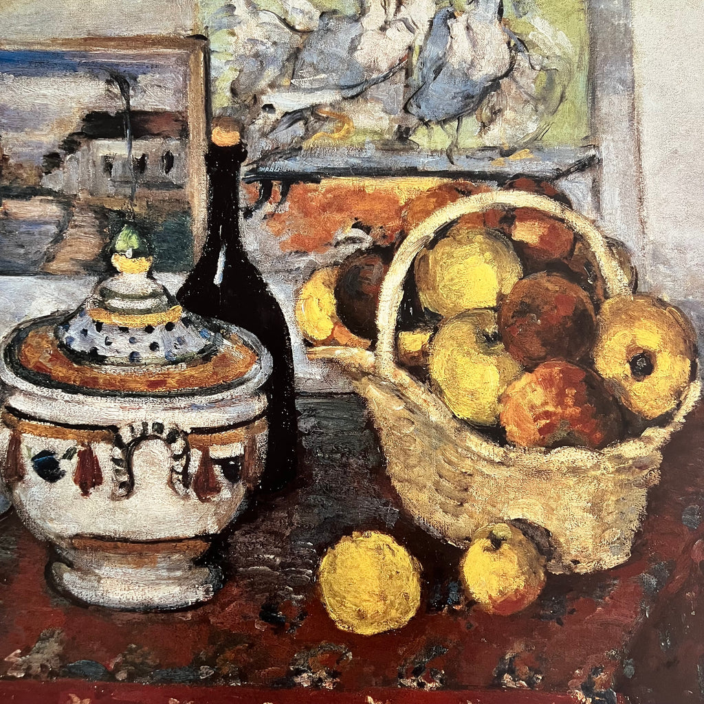 Close Up of Vintage Cezanne Print