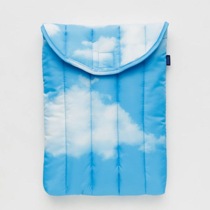 Baggu 2023 Summer Pattern Clouds Puffy Laptop Sleeve