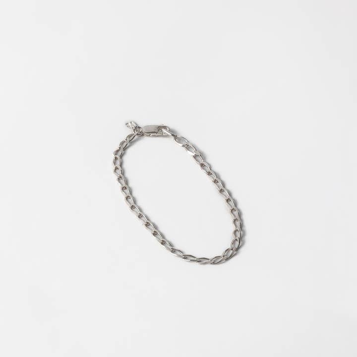 925 Sterling Silver Elongated Curb Chain Bracelet in Excelsior, MN