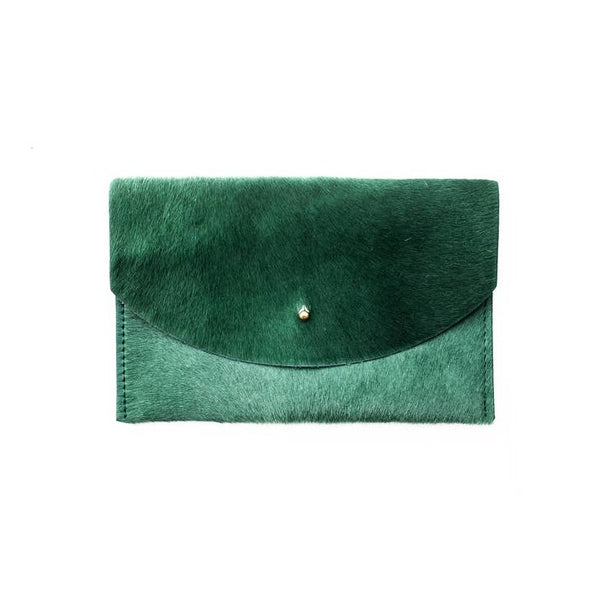 Primecut Kelp Hair on Hide Envelope Pouch