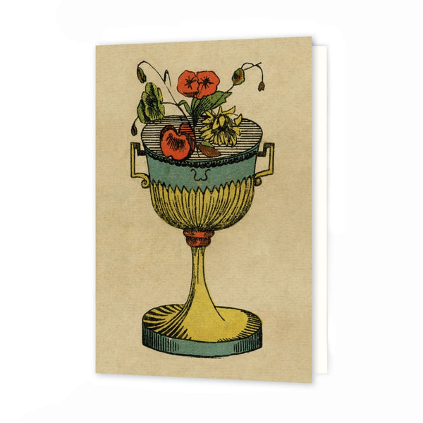 Tarot Card Cups Greeting Card