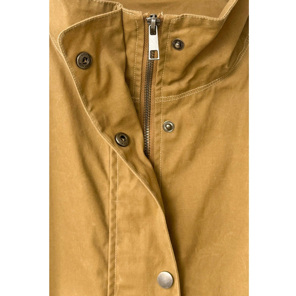 High Neck Khaki Jacket at Golden Rule Gallery
