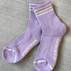 Light Iris Purple Tube Socks by Le Bon Shoppe