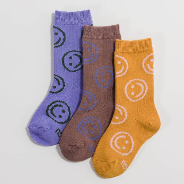 Baggu Happy Smiley Socks for Kids