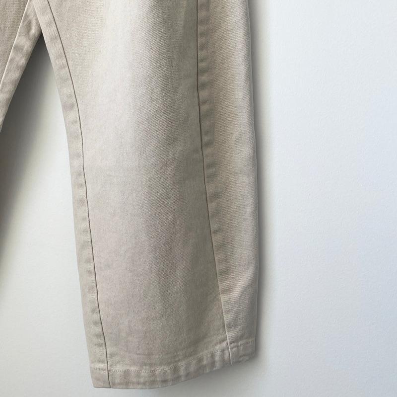 High Waisted Arc Pants in Naturel