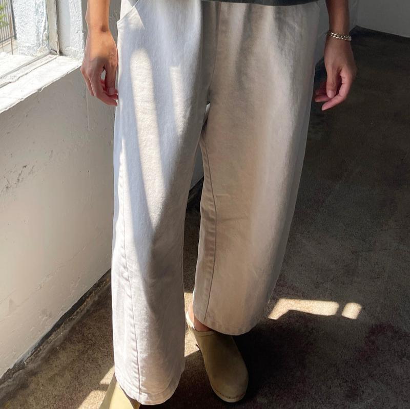 Arc Pants in Naturel by Le Bon Shoppe