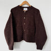 Amélie Alpaca Cardigan Sweater in Chocolate at Golden Rule Gallery in Excelsior, MN