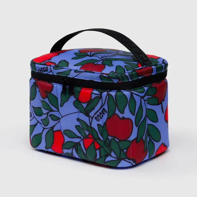 Apple Tree on Blue Puffy Lunch Cooler Bag by Baggu at Golden Rule Gallery in Excelsior