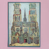 Vintage 1950s Utrillo "Notre-Dame" Swiss Art Print