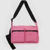 Azalea Pink Baggu Cargo Crossbody Bag at Golden Rule Gallery