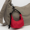 Red Mini Baggu Crescent Charm Keychain Bag