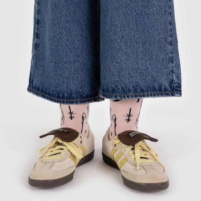 Baggu Ballet Icons Crew Socks by Golden Rule Gallery