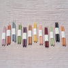 Rainbow Display of Beeswax Taper Candles