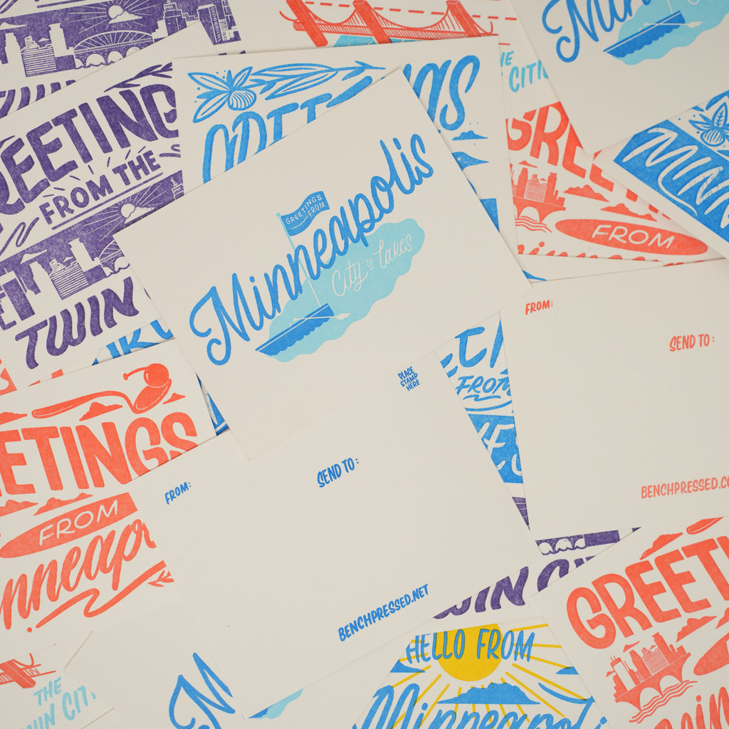 Locally Made Minneapolis Post Cards at Golden Rule Gallery