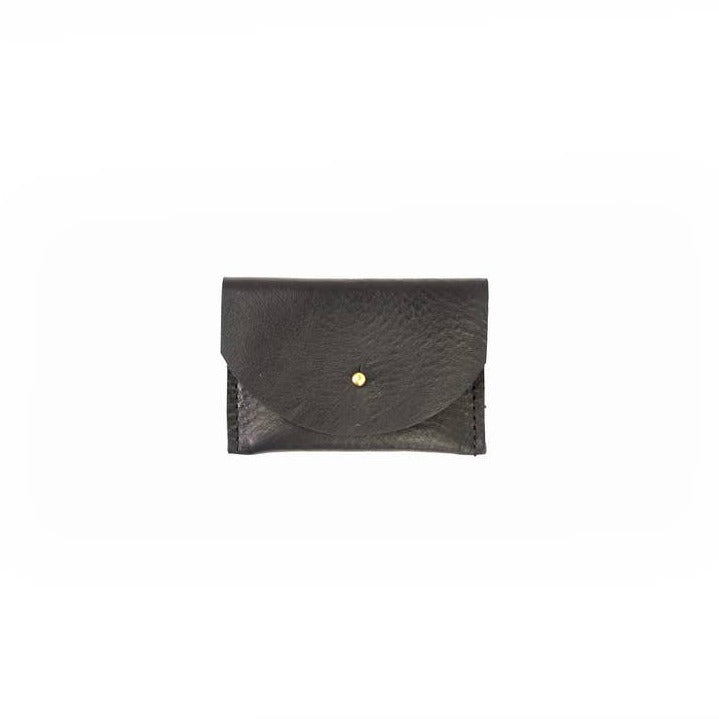 Primecut Black Leather Cardholder