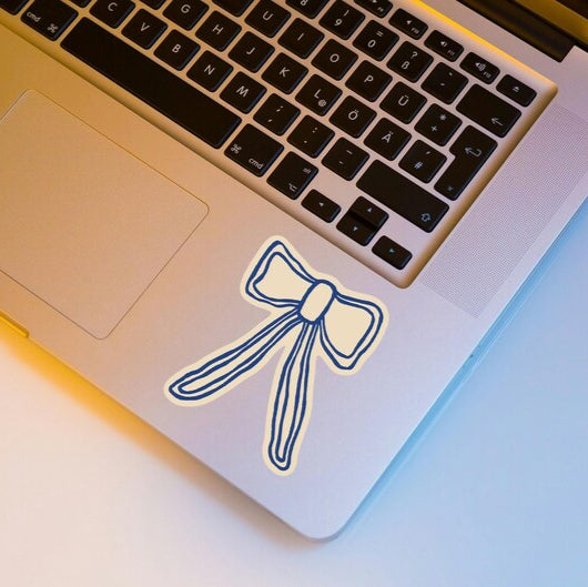 Cute Bow Sticker for Laptop