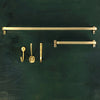 Large Brass Towel Bar Rack by Civil Alchemy