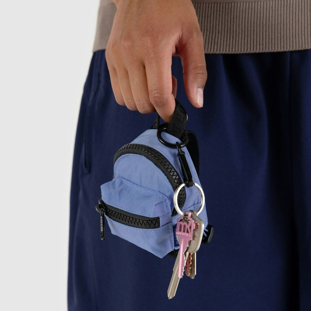 Baby Blue Baggu Backpack Charm at Golden Rule Gallery