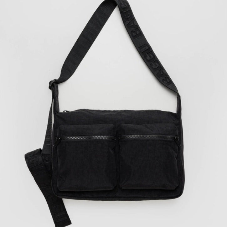 Baggu Black Medium Cargo Crossbody at Golden Rule Gallery