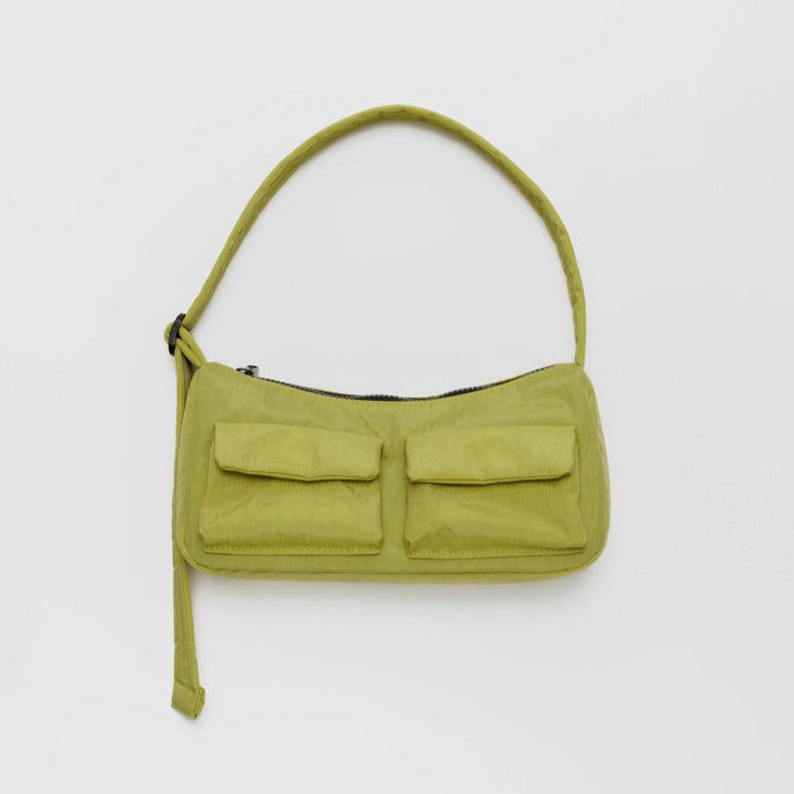 Baggu Cargo Shoulder Bag in Lemongrass at Golden Rule Gallery