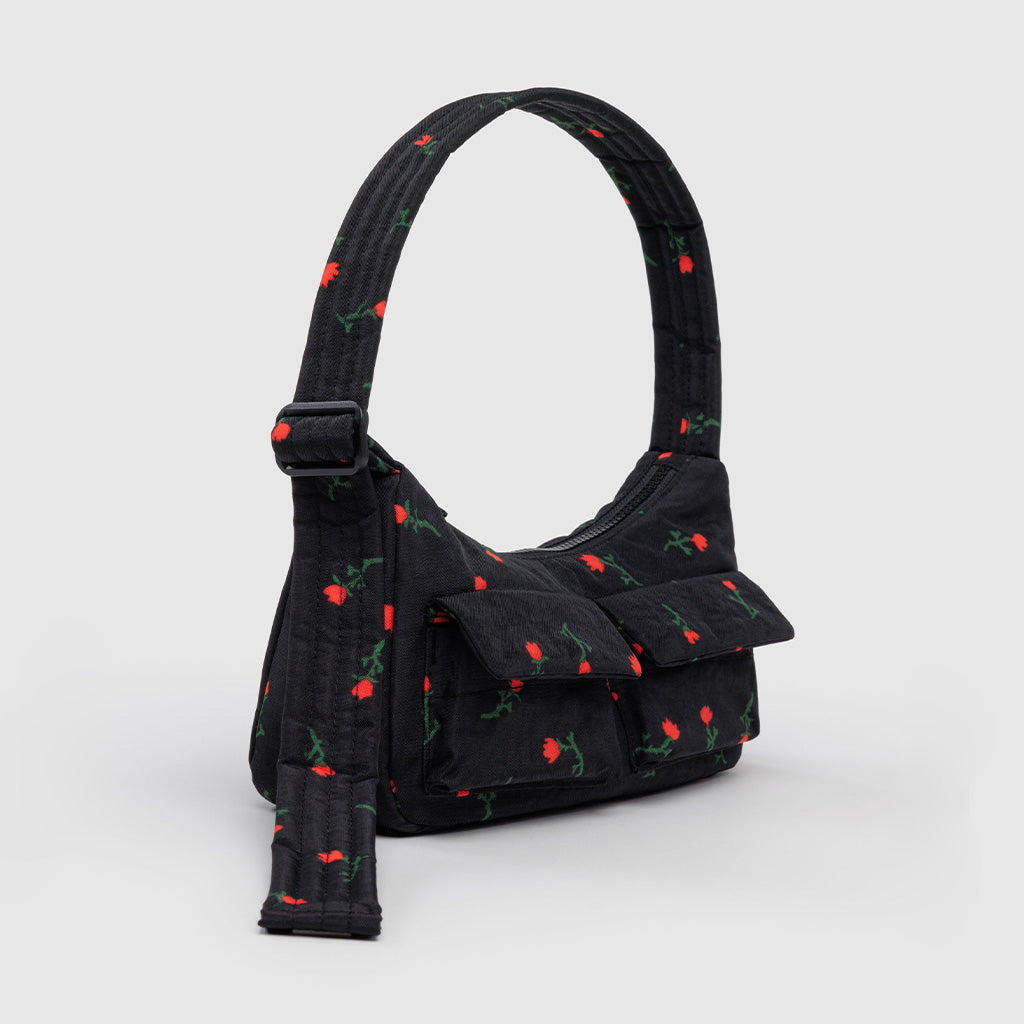 Baggu Cargo Shoulder Bag in Painted Wildflower at Golden Rule Gallery