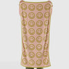 Baggu Happy Beach Towel Peach and Marigold Organic Terrycloth at Golden Rule Gallery