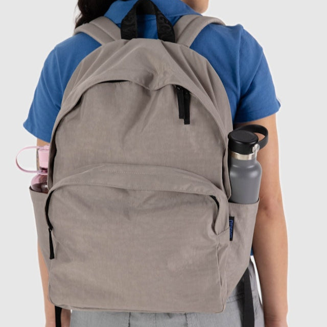 Baggu Large Nylon Backpack in Grey at Golden Rule Gallery