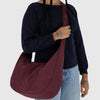 Baggu Large Nylon Crescent Bag in Burgundy at Golden Rule Gallery