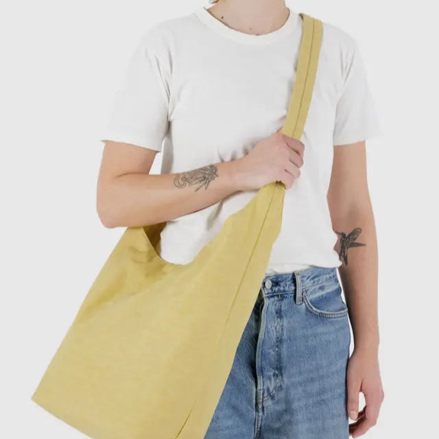 Baggu Large Nylon Sling in Butter Yellow at Golden Rule Gallery