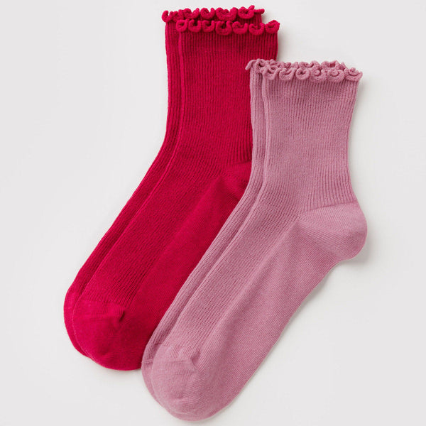 Baggu Lettuce Edge Socks
